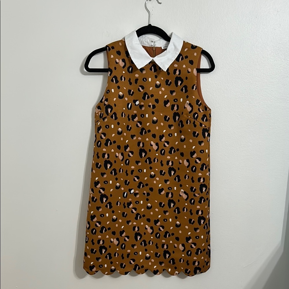 English Factory Leopard Print Mini Dress